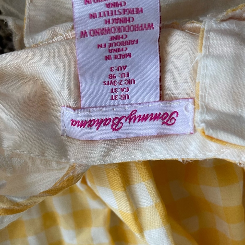 Tommy Bahama Yellow Checkered Shirt